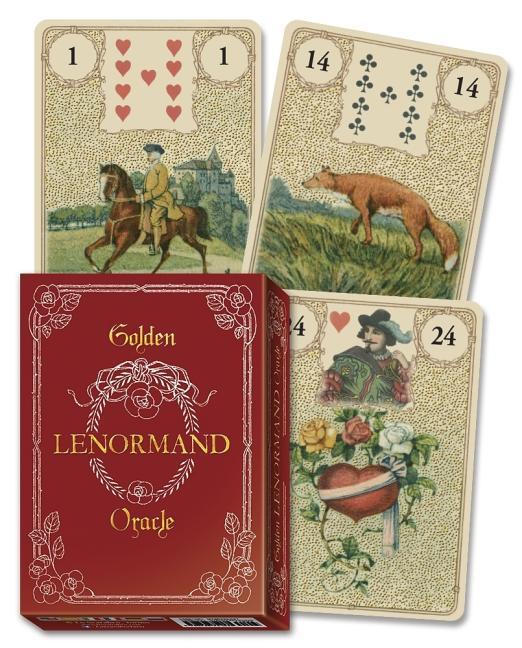 Vorderes Coverbild Golden Lenormand Oracle
