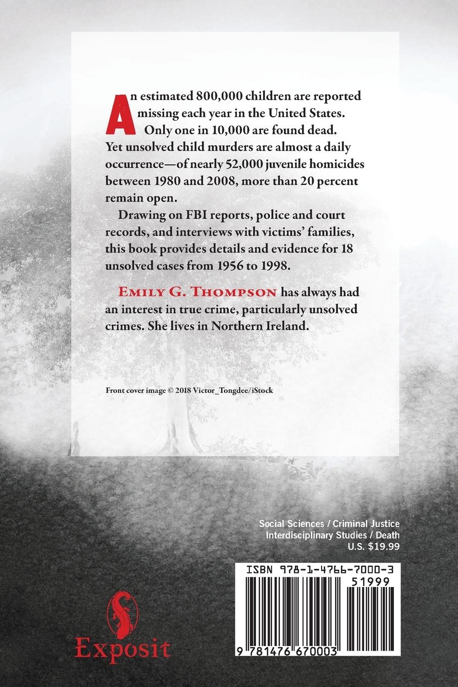 Rückseitencover Unsolved Child Murders