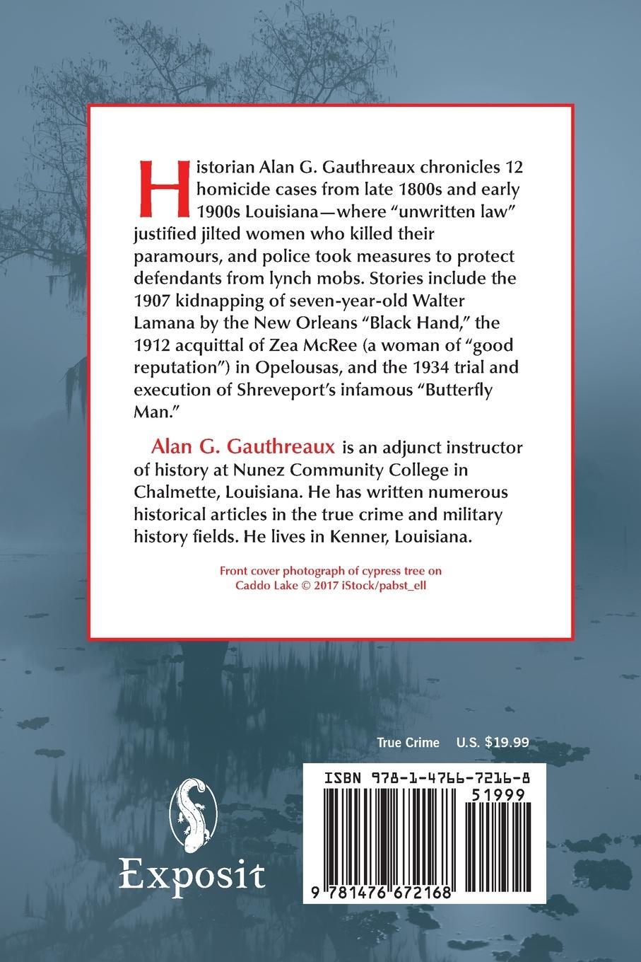 Rückseitencover Bloodstained Louisiana