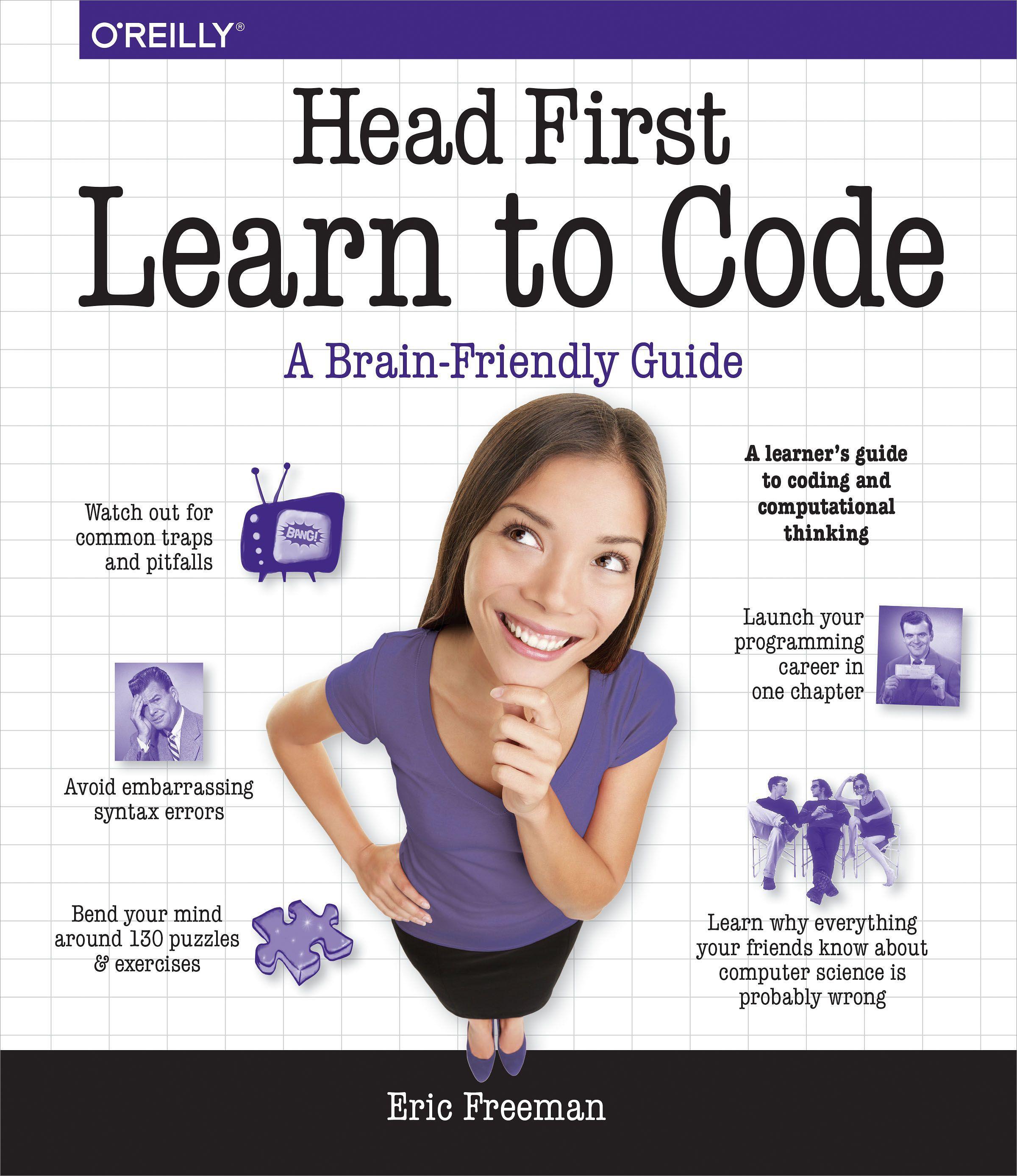 Vorderes Coverbild Head First Learn to Code