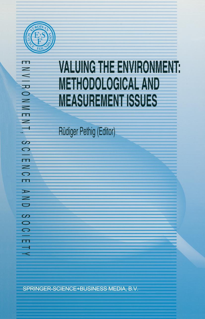 Vorderes Coverbild Valuing the Environment: Methodological and Measurement Issues