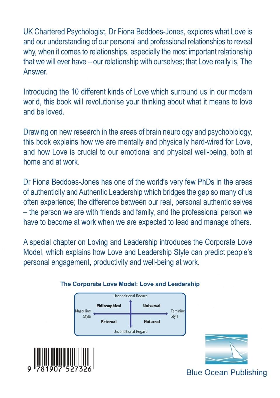 Rückseitencover Love is the Answer