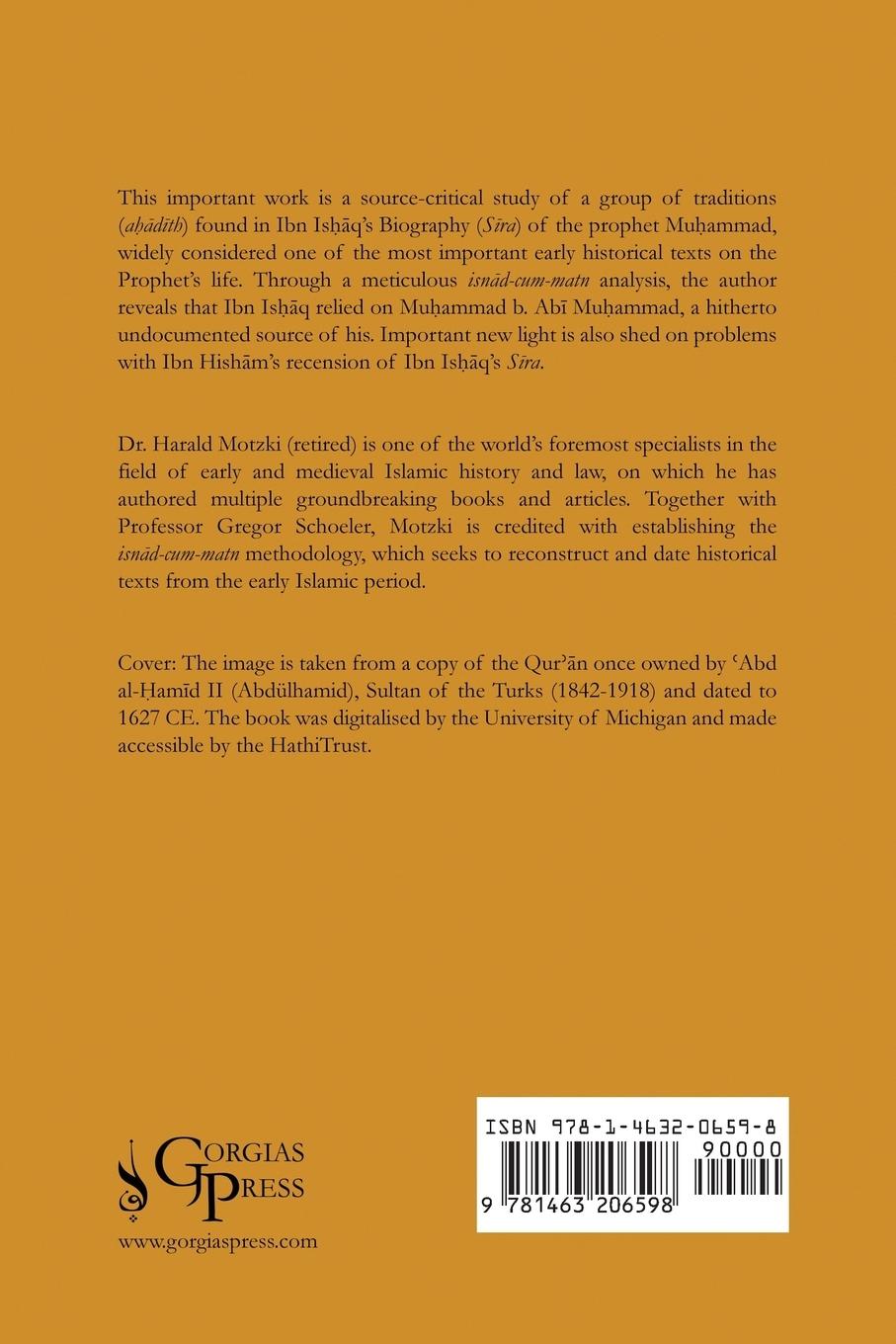 Rückseitencover Reconstruction of a Source of Ibn Is¿¿q's Life of the Prophet and Early Qur¿¿n Exegesis