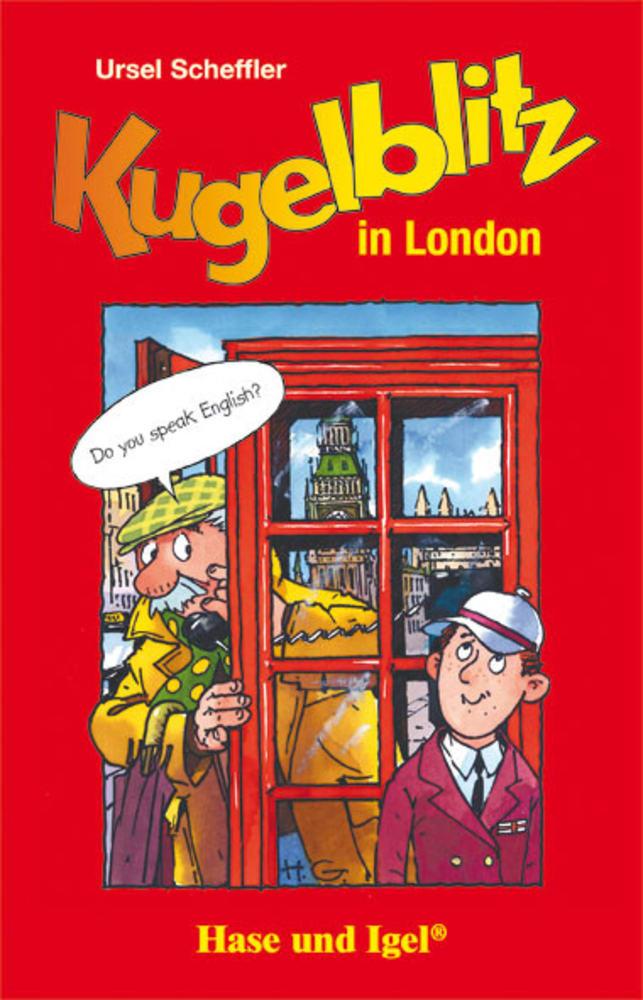 Vorderes Coverbild Kugelblitz in London. Schulausgabe