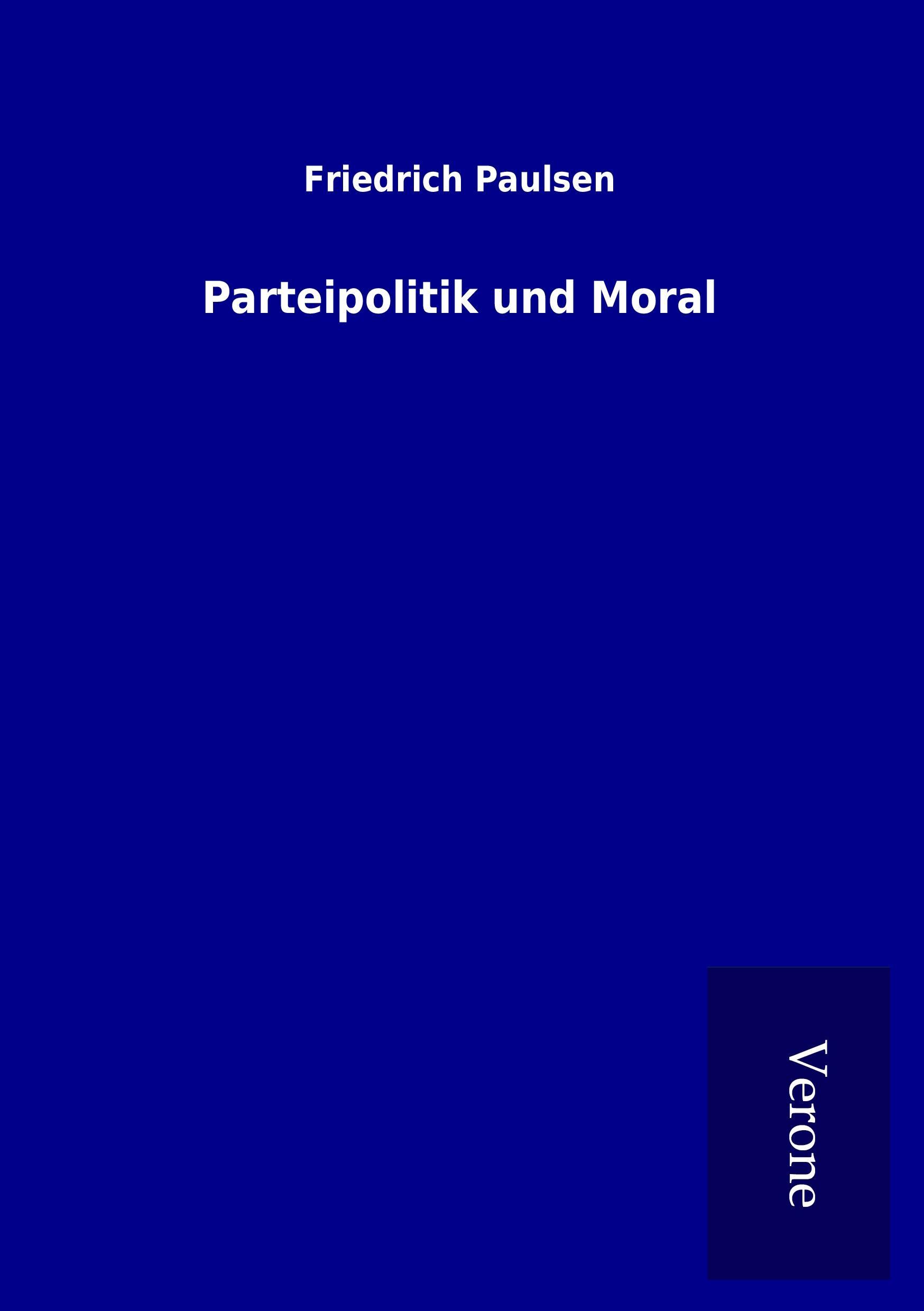Vorderes Coverbild Parteipolitik und Moral