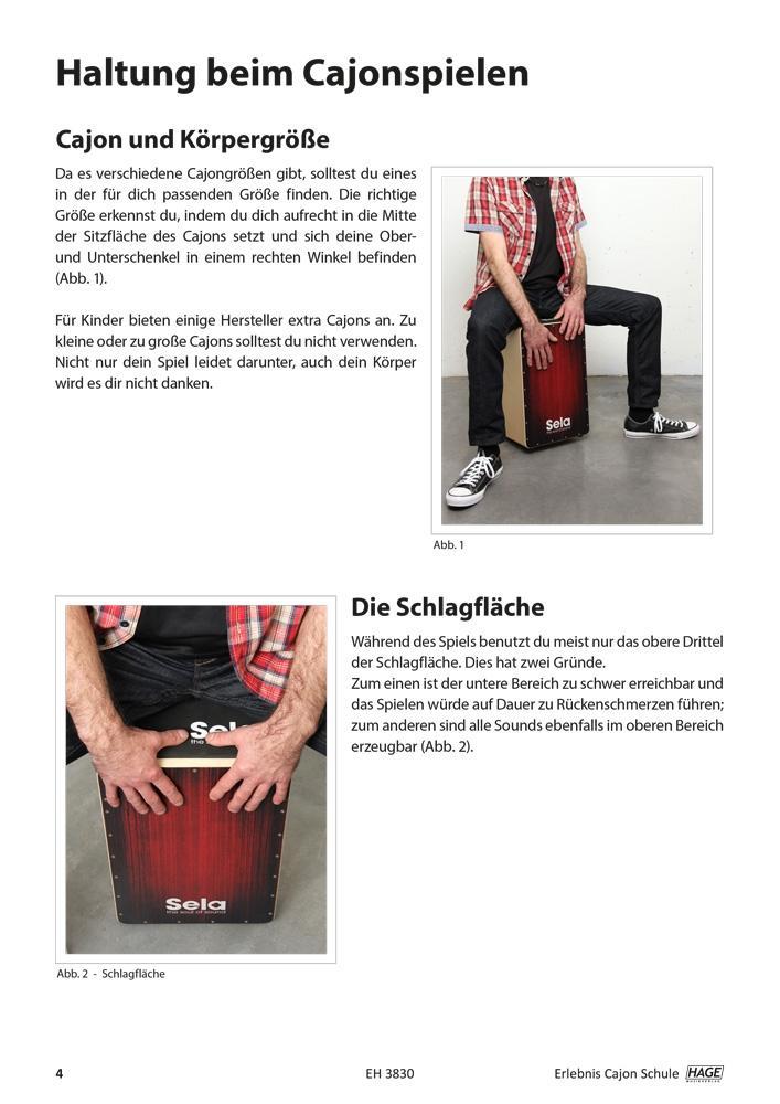 Beispielinhalt (Bild) Erlebnis Cajon Schule (mit MP3-CD)