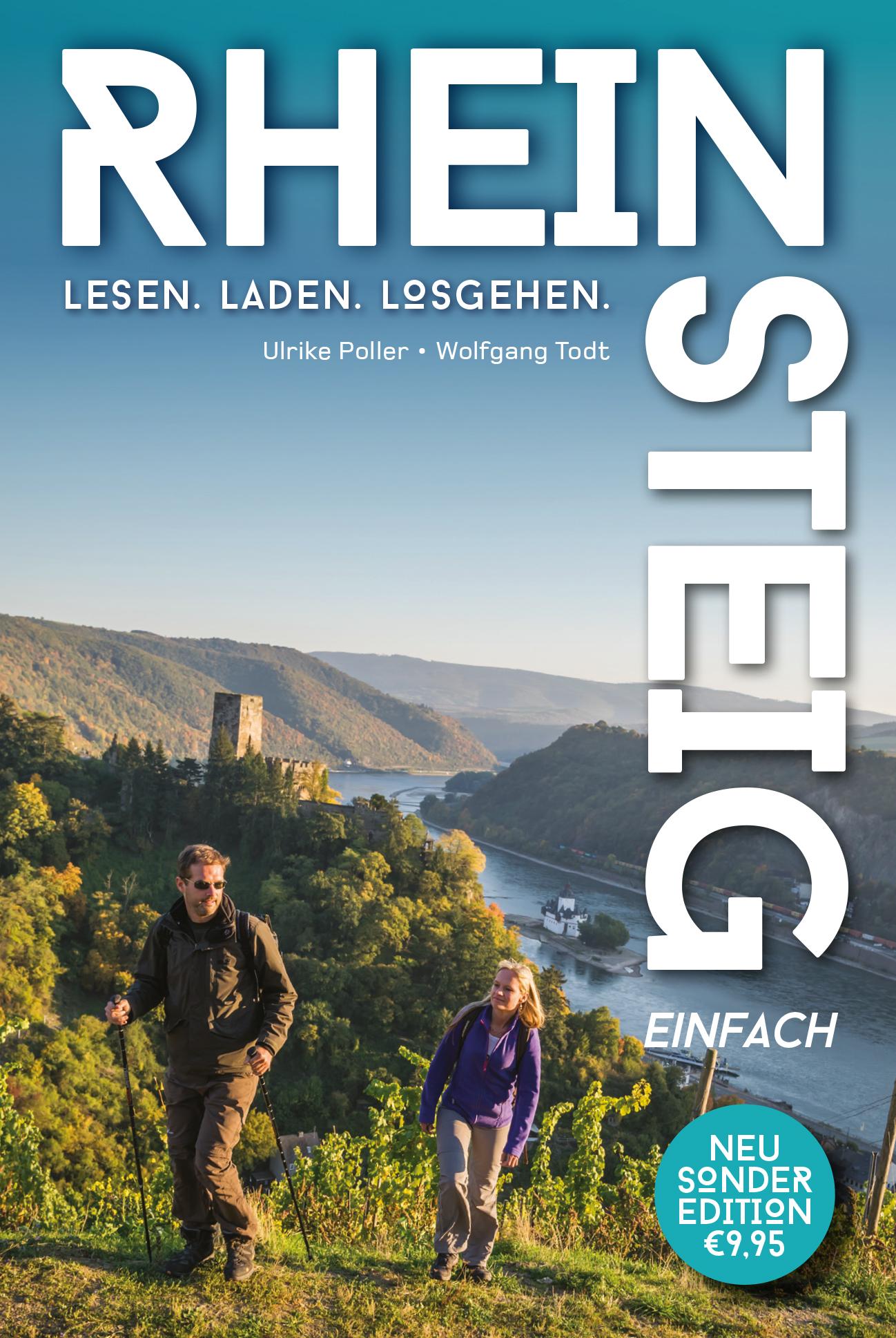 Vorderes Coverbild Rheinsteig einfach - Pocket-Wanderführer zum kleinen Preis
