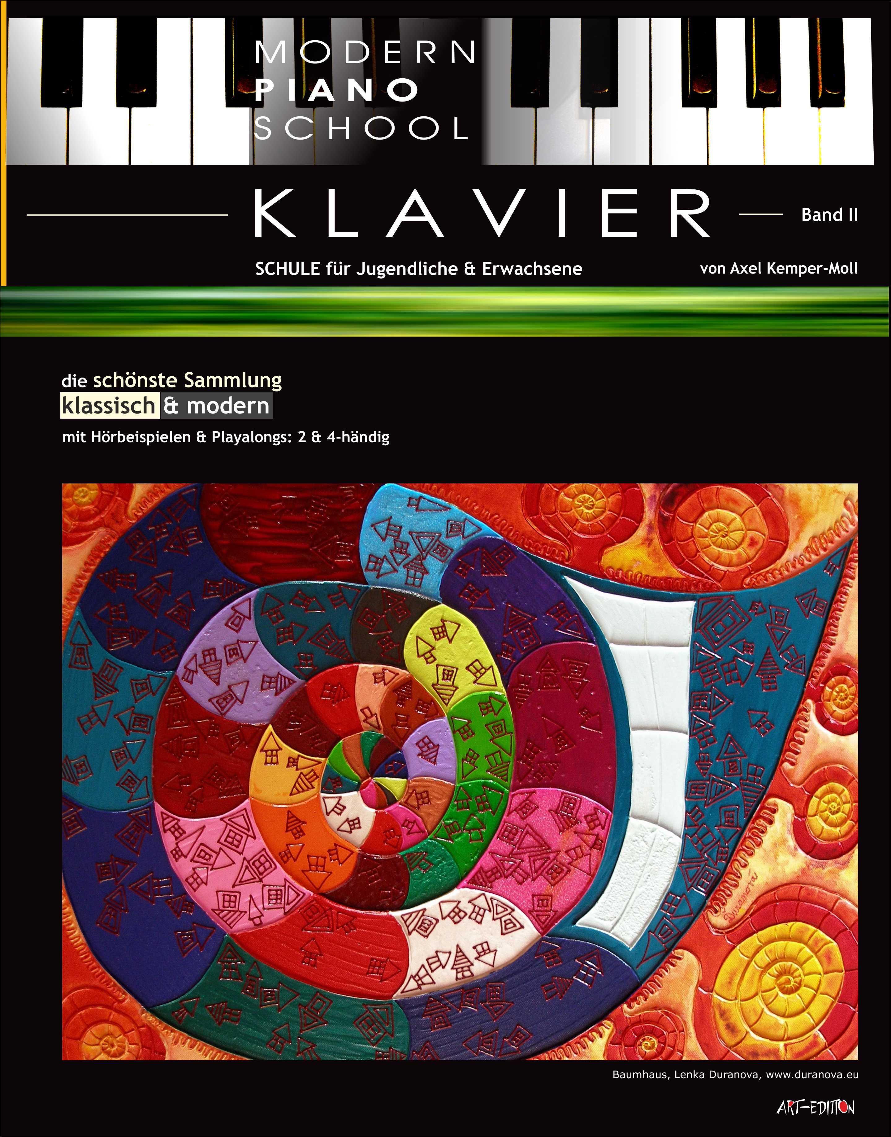 Vorderes Coverbild Modern Piano School 2 / Klavierschule