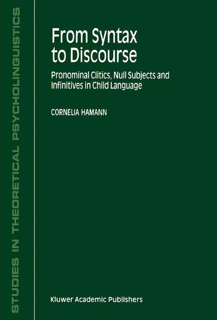 Vorderes Coverbild From Syntax to Discourse