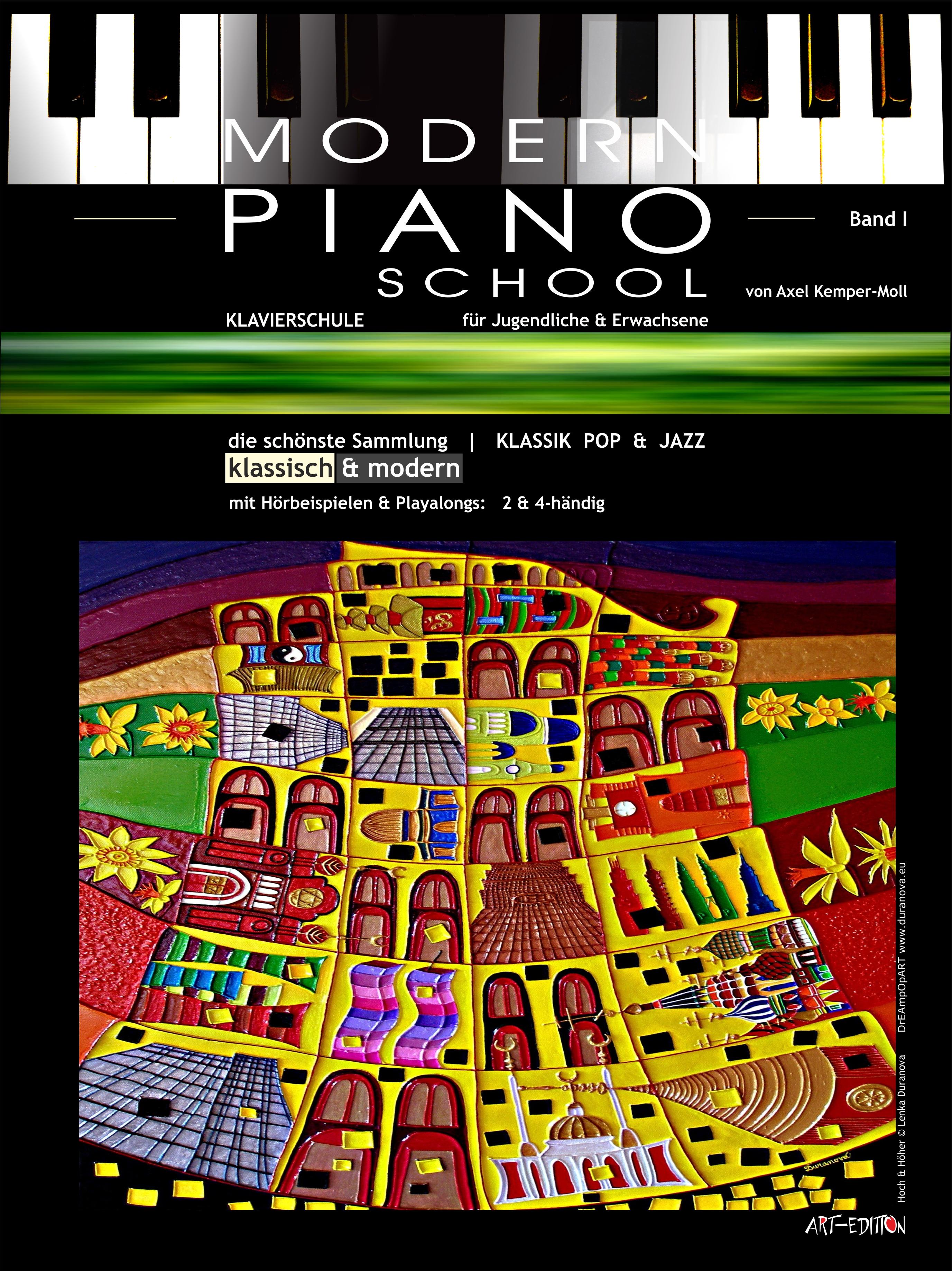 Vorderes Coverbild Modern Piano School 1 / Klavierschule