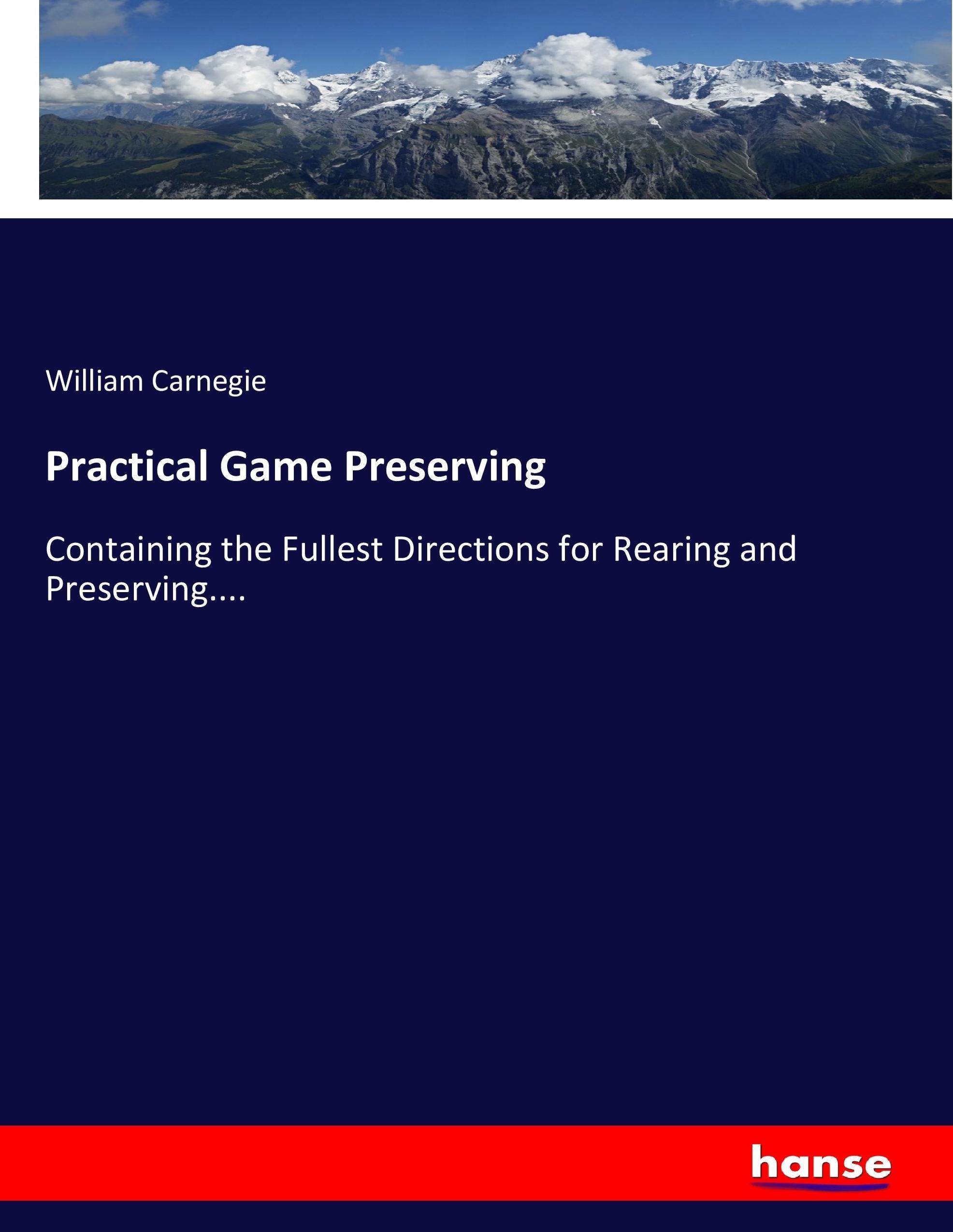Vorderes Coverbild Practical Game Preserving