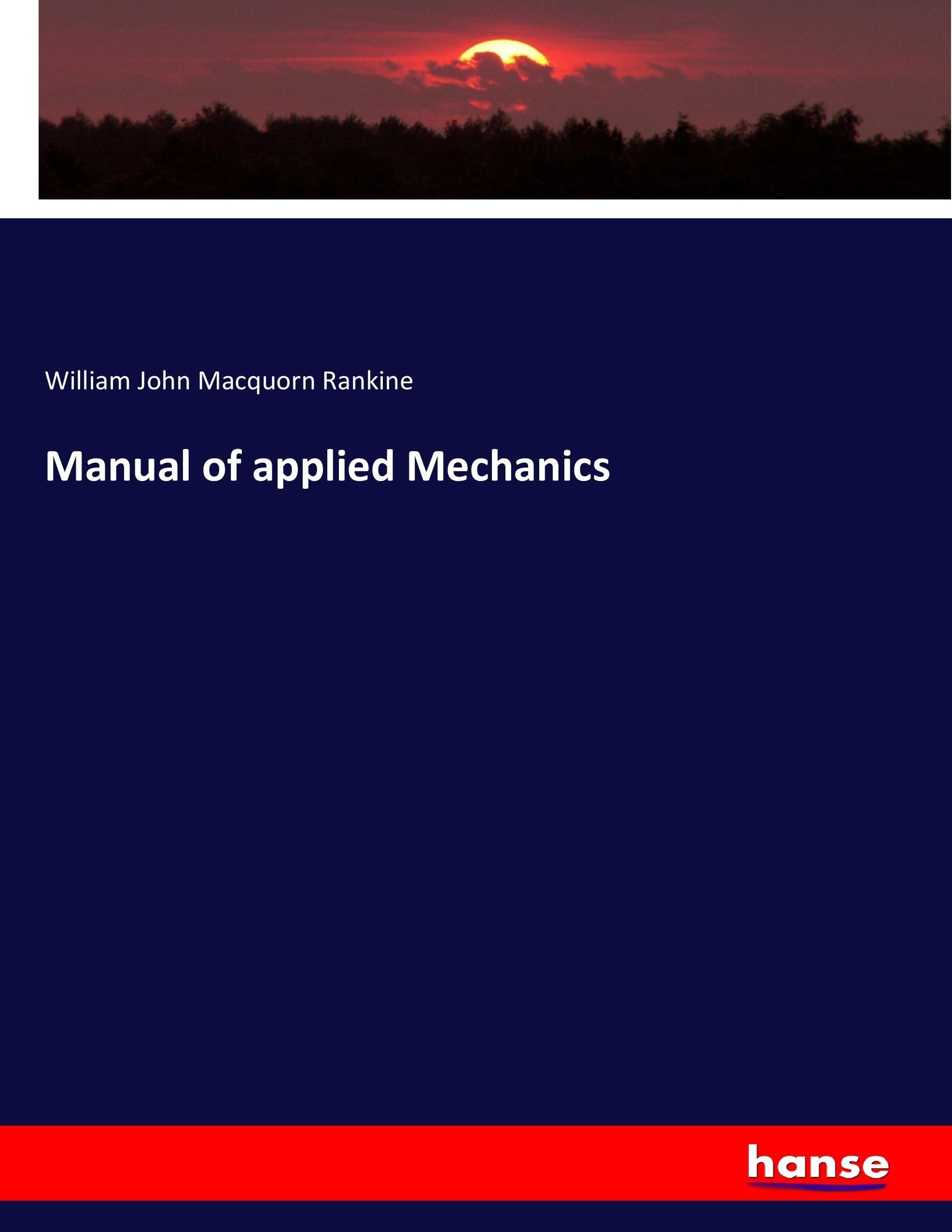 Vorderes Coverbild Manual of applied Mechanics