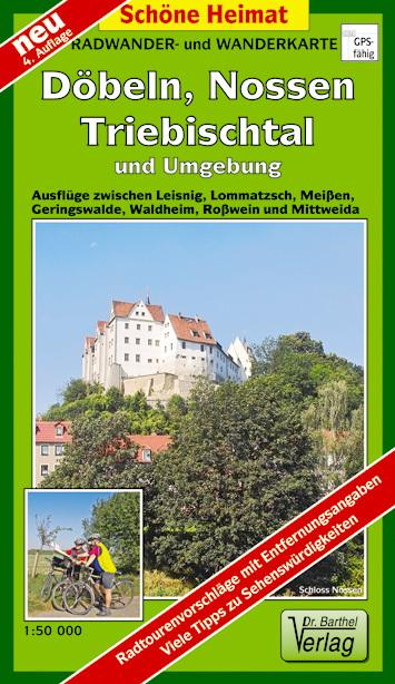 Vorderes Coverbild Döbeln, Nossen, Triebischtal und Umgebung 1 : 50 000. Radwander-und Wanderkarte