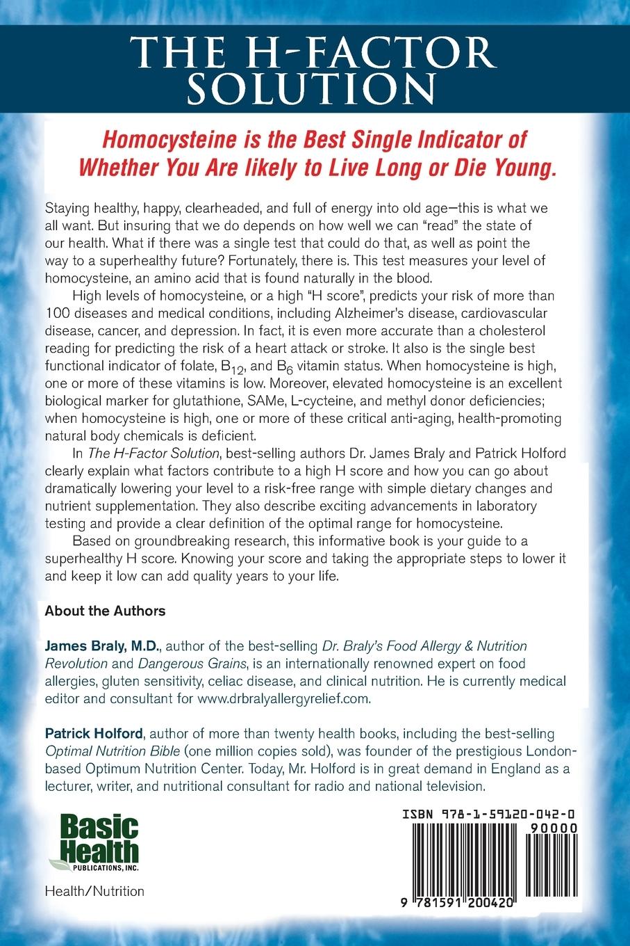 Rückseitencover The H Factor Solution