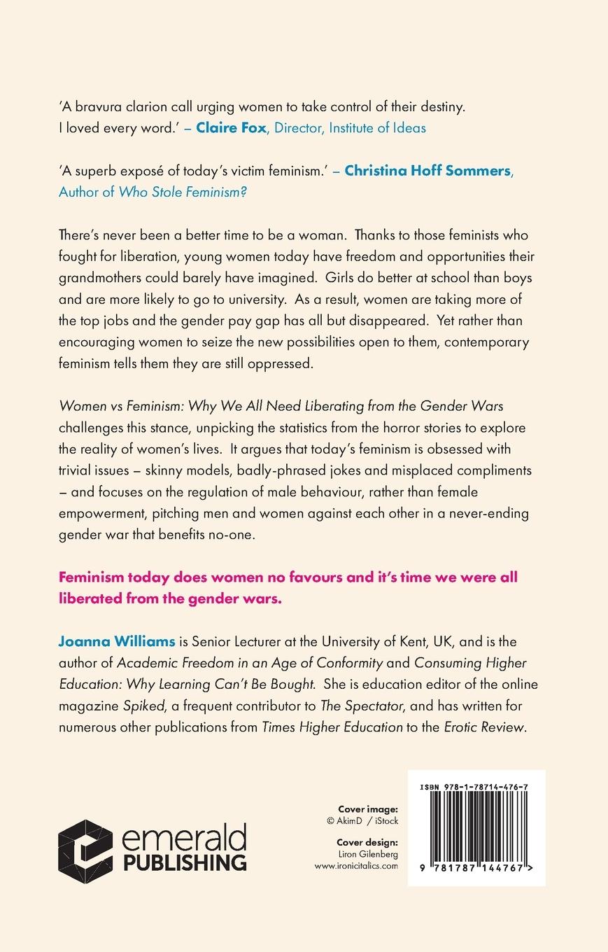 Rückseitencover Women vs Feminism