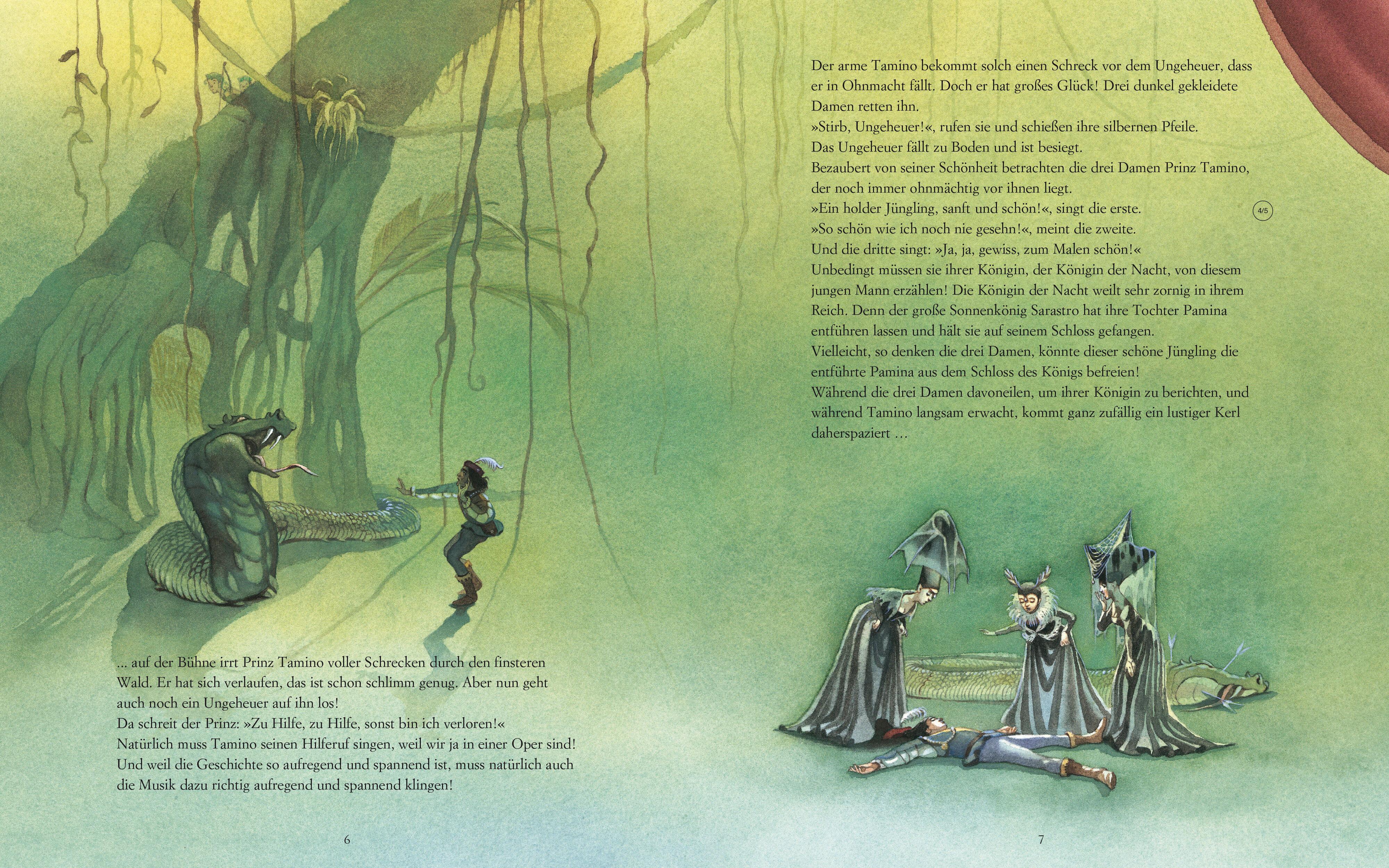 Beispielinhalt (Bild) Die Zauberflöte