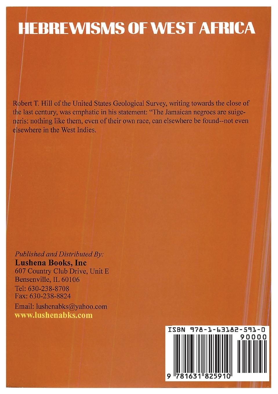 Rückseitencover Hebrewisms of West Africa