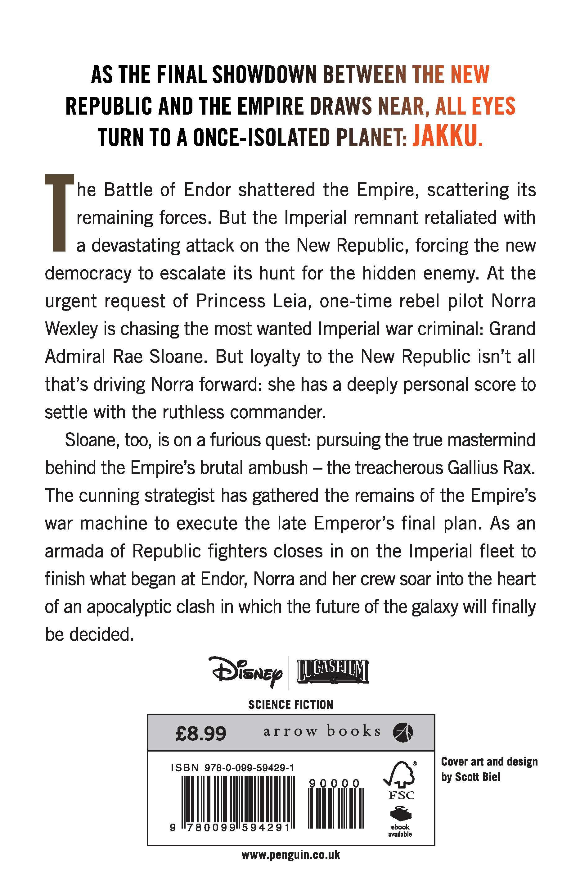 Rückseitencover Star Wars: Aftermath: Empire's End