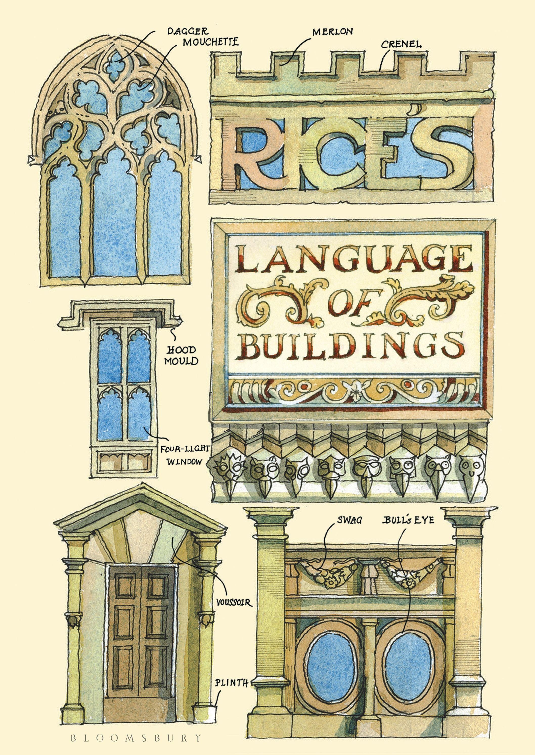 Vorderes Coverbild Rice's Language of Buildings