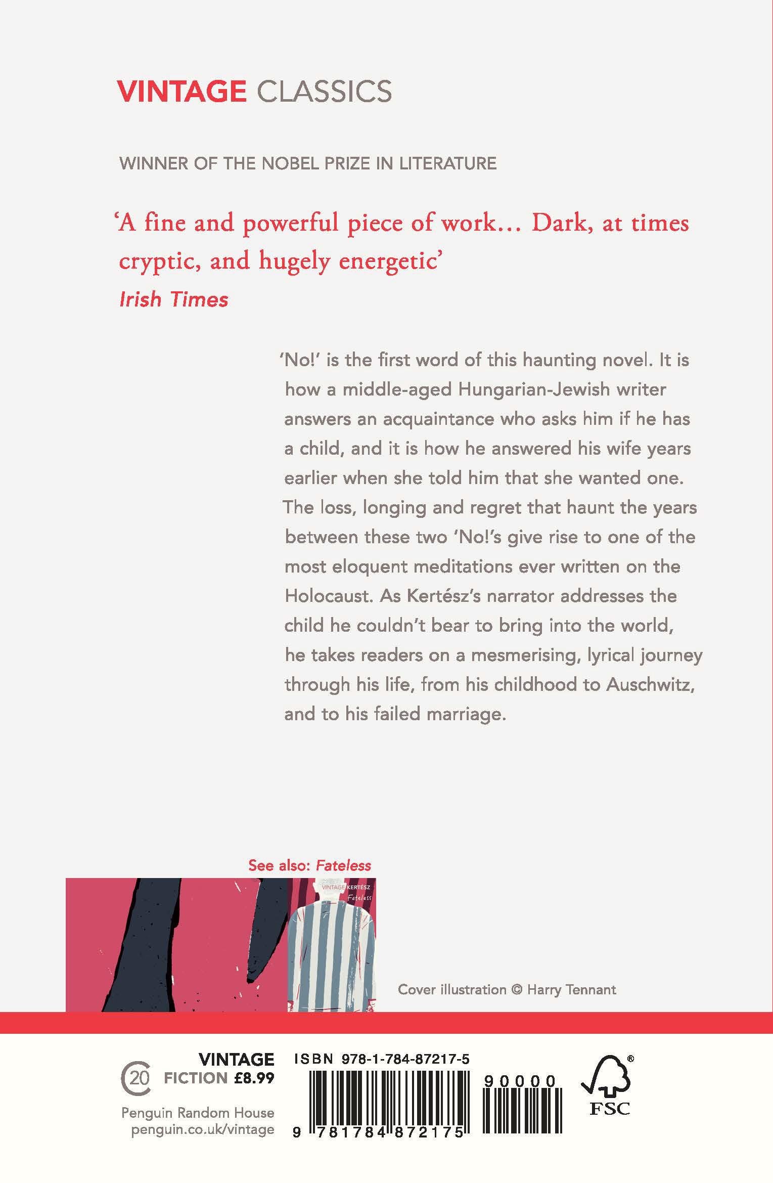 Rückseitencover Kaddish For An Unborn Child