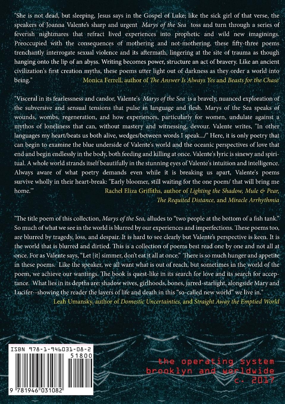 Rückseitencover Marys of the Sea