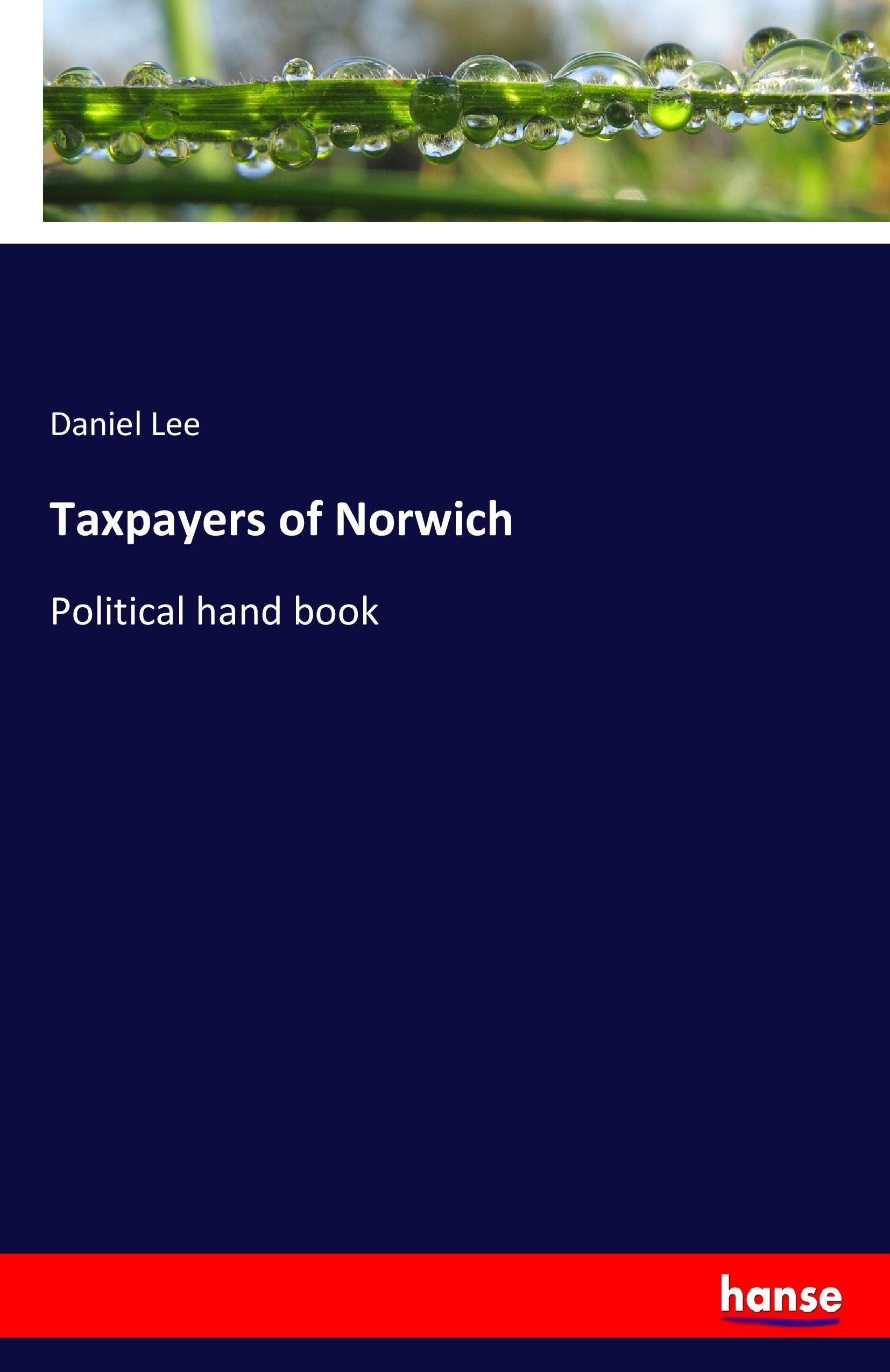 Vorderes Coverbild Taxpayers of Norwich