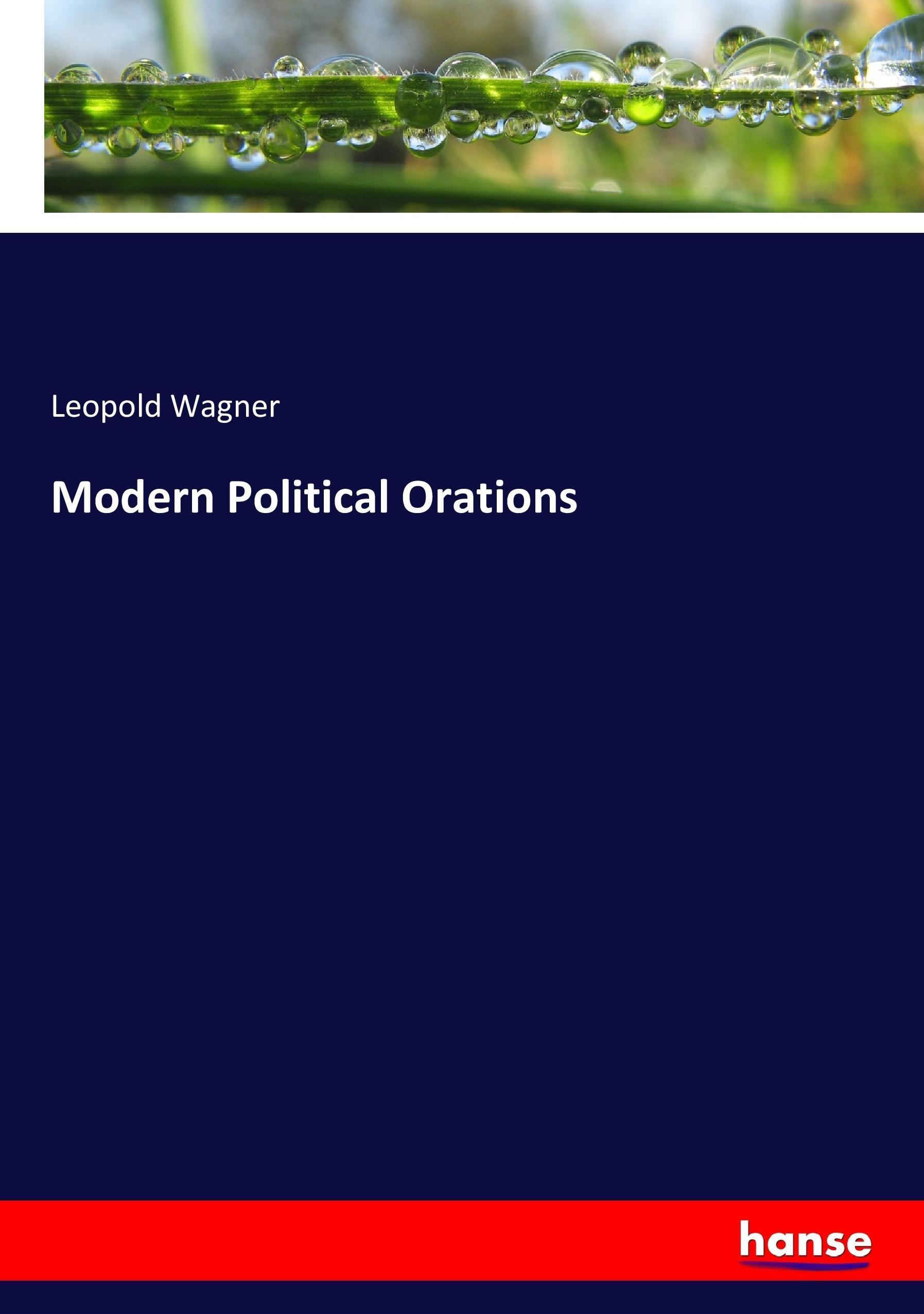 Vorderes Coverbild Modern Political Orations
