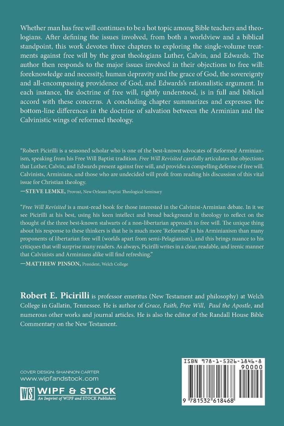 Rückseitencover Free Will Revisited