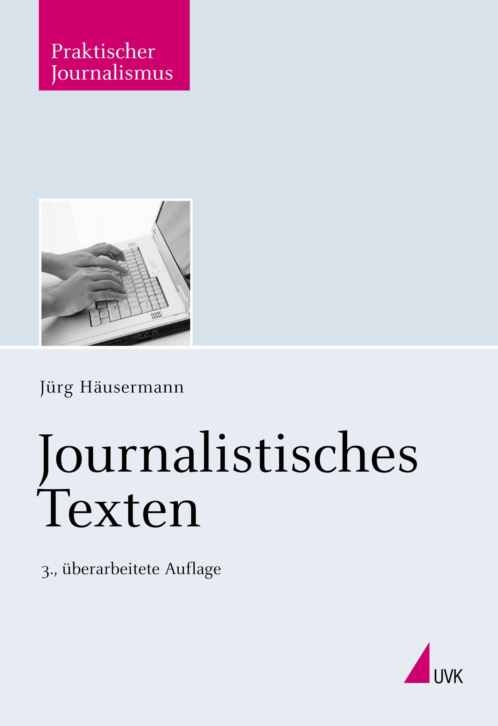 Vorderes Coverbild Journalistisches Texten