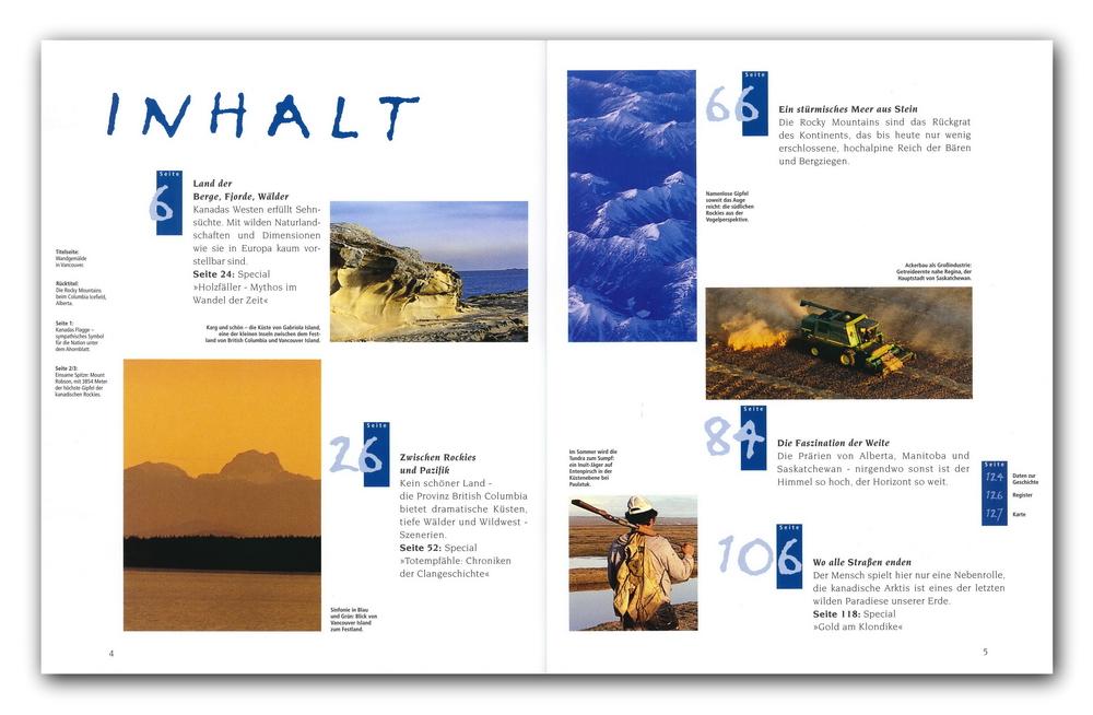 Beispielinhalt (Bild) Kanada. Der Westen