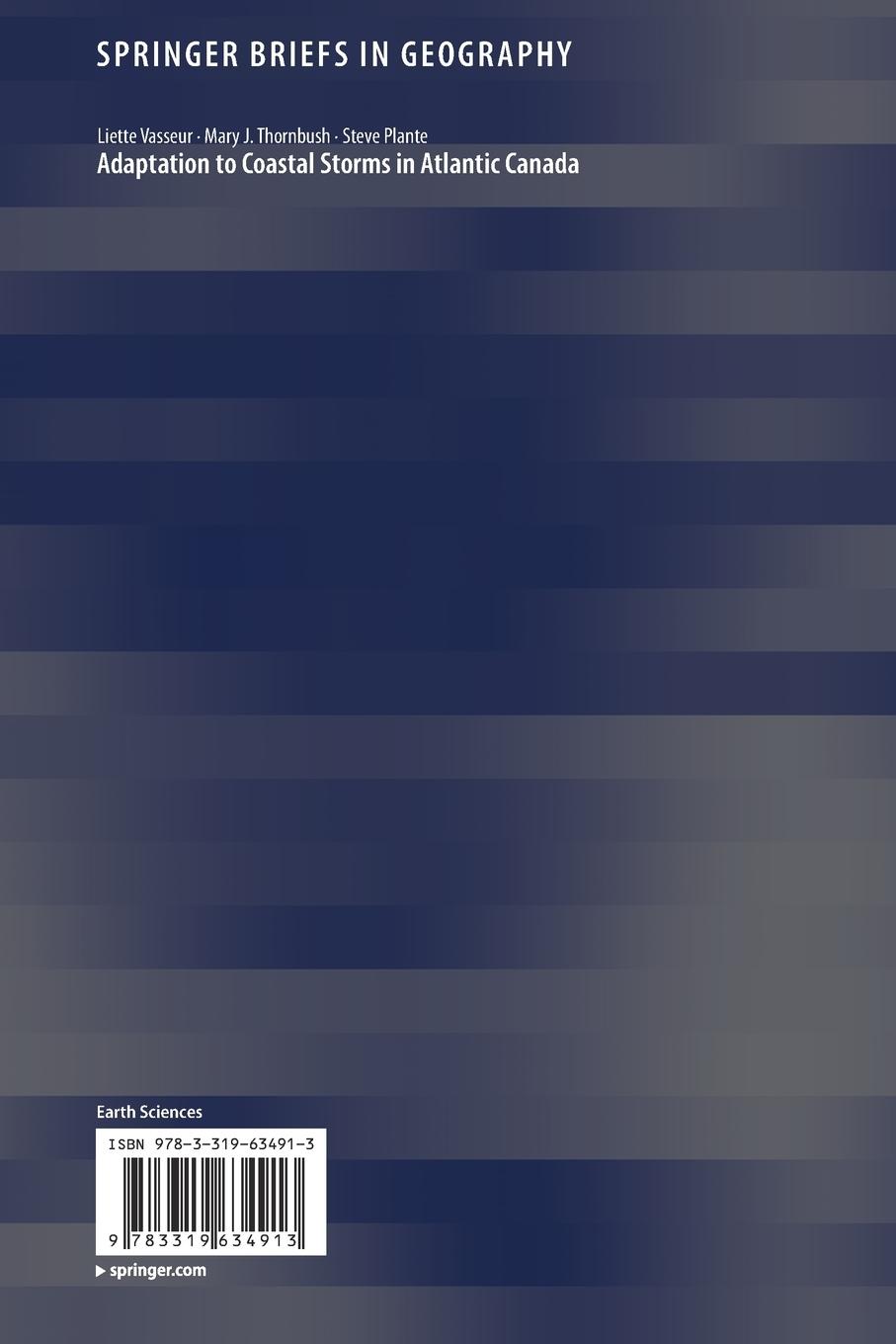 Rückseitencover Adaptation to Coastal Storms in Atlantic Canada