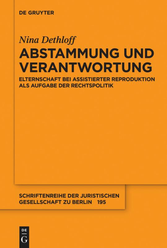Vorderes Coverbild Abstammung und Verantwortung