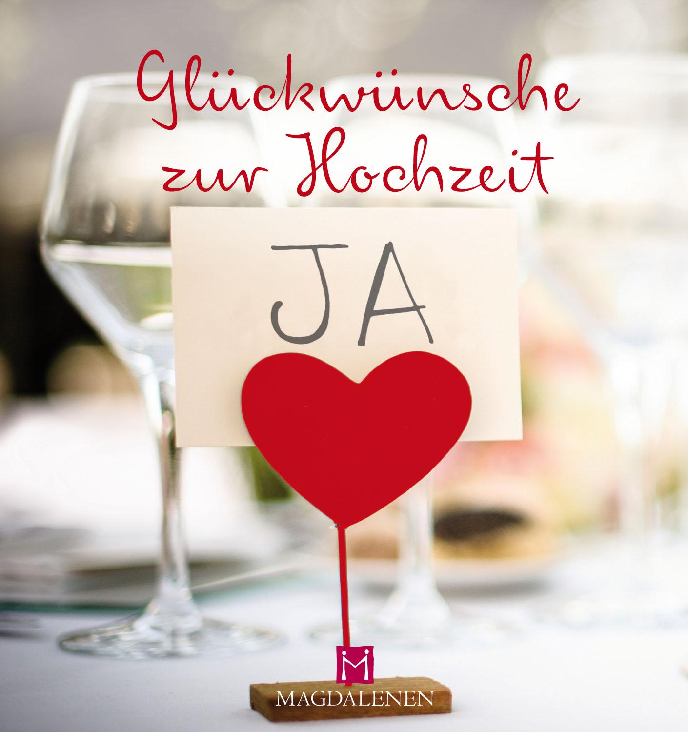 Vorderes Coverbild Glückwünsche zur Hochzeit