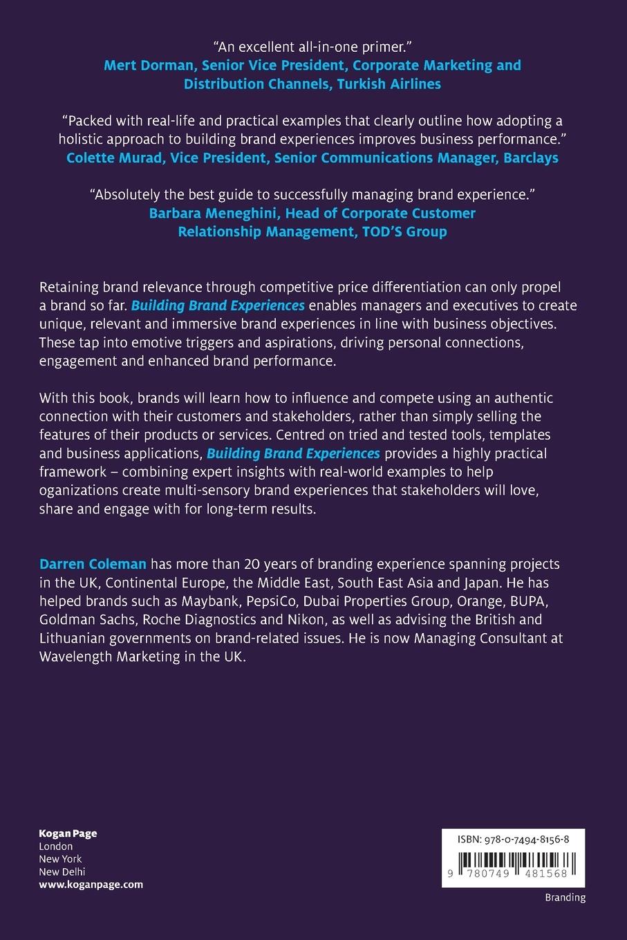 Rückseitencover Building Brand Experiences