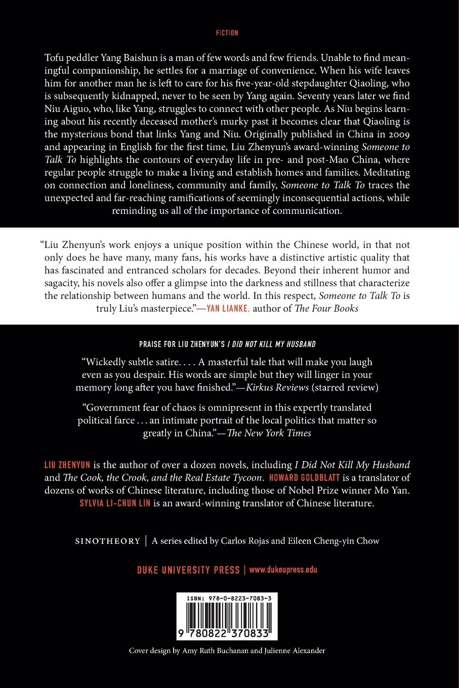 Rückseitencover Someone to Talk To