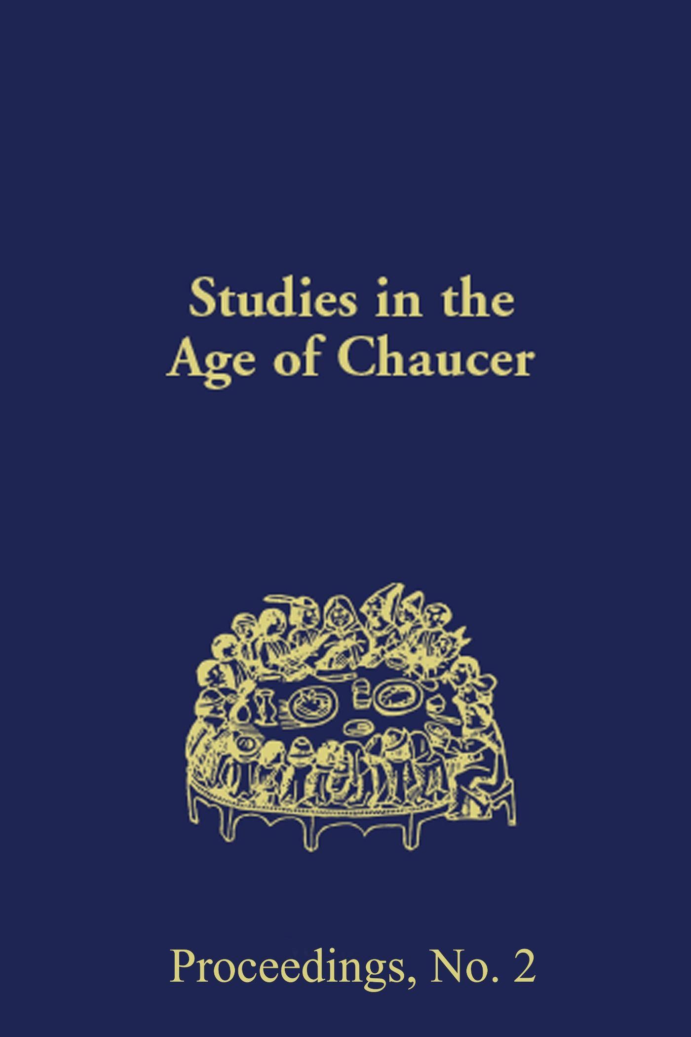 Vorderes Coverbild Studies in the Age  of Chaucer