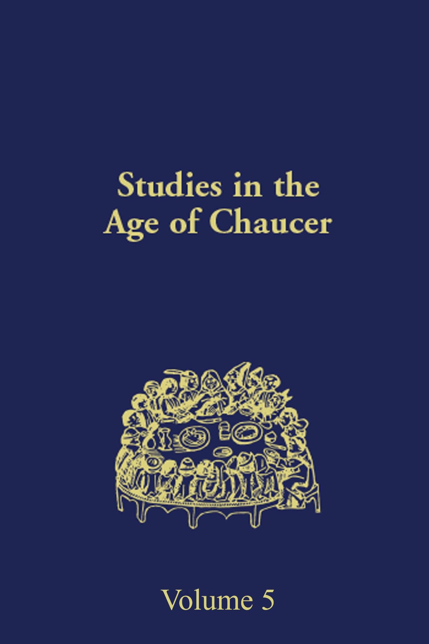 Vorderes Coverbild Studies in the Age of Chaucer, volume 5