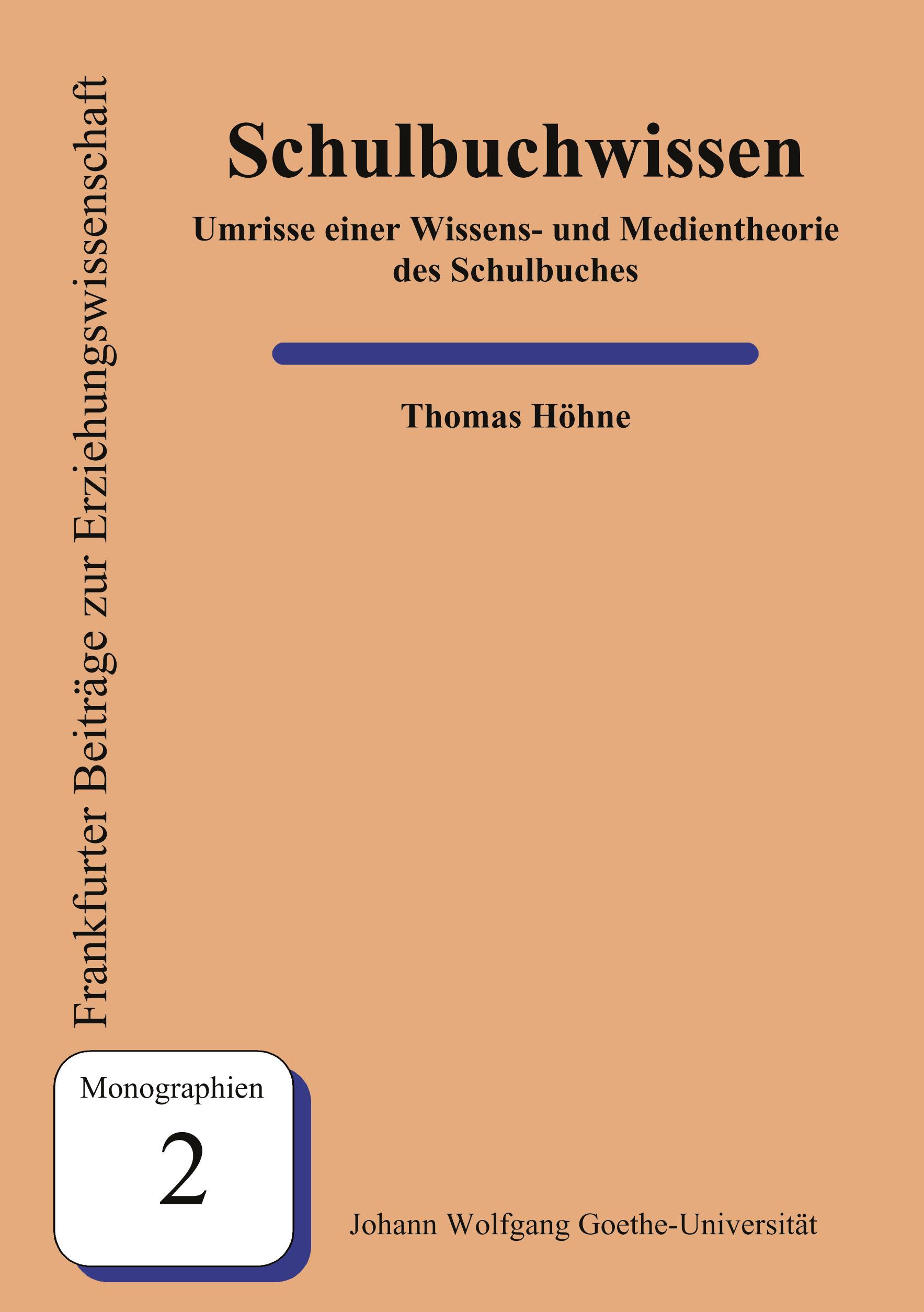 Vorderes Coverbild Schulbuchwissen