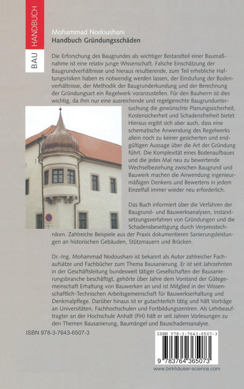 Rückseitencover Handbuch Gründungsschäden