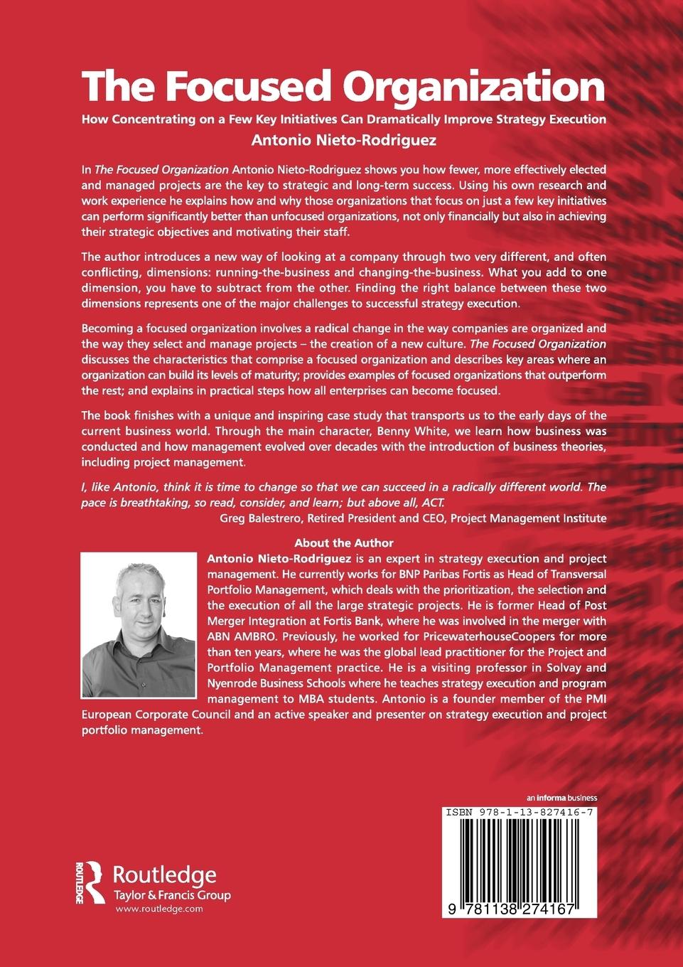 Rückseitencover The Focused Organization