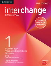 Vorderes Coverbild Interchange Level 1 Full Contact with Online Self-Study and Online Workbook