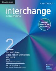 Vorderes Coverbild Interchange Level 2 Full Contact with Online Self-Study and Online Workbook