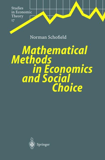 Vorderes Coverbild Mathematical Methods in Economics and Social Choice