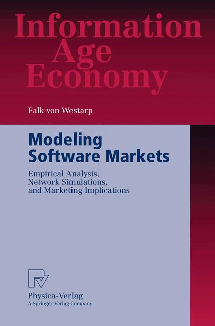 Vorderes Coverbild Modeling Software Markets