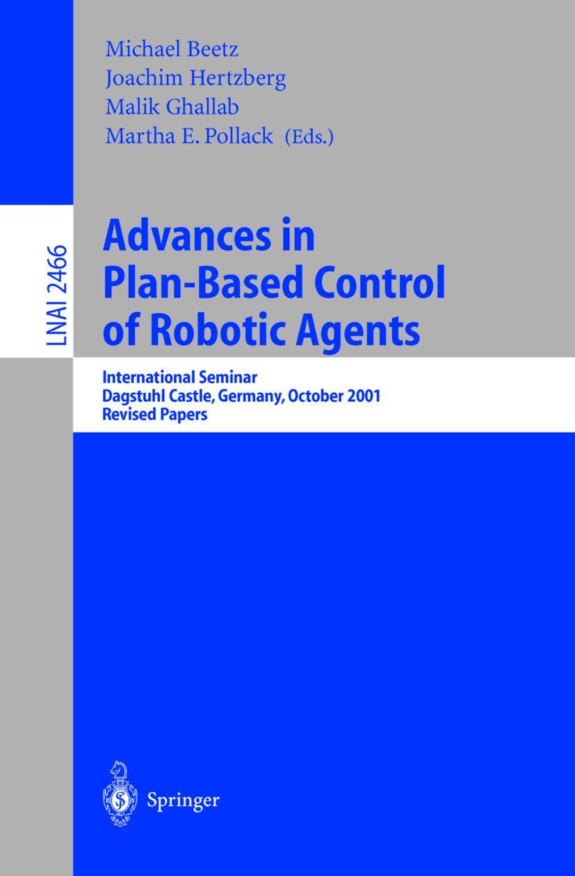 Vorderes Coverbild Advances in Plan-Based Control of Robotic Agents