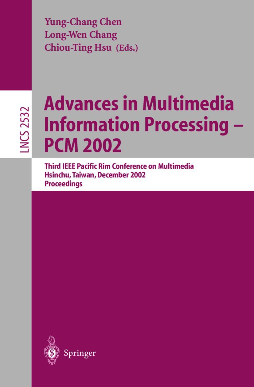 Vorderes Coverbild Advances in Multimedia Information Processing - PCM 2002