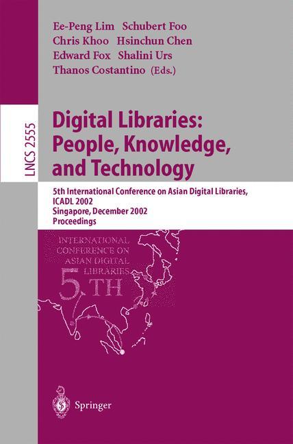 Vorderes Coverbild Digital Libraries: People, Knowledge, and Technology