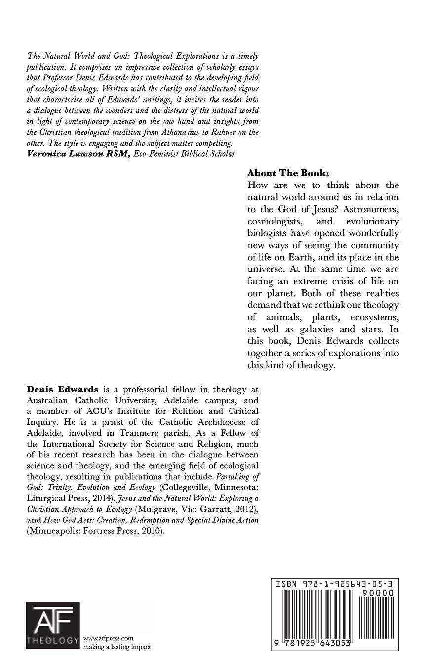 Rückseitencover The Natural World and God