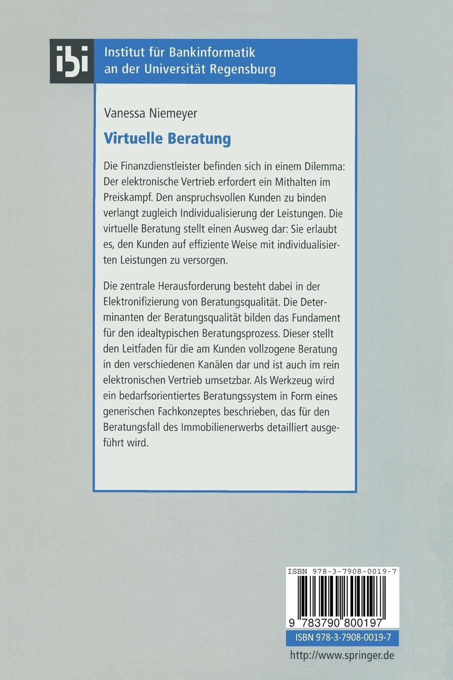 Rückseitencover Virtuelle Beratung