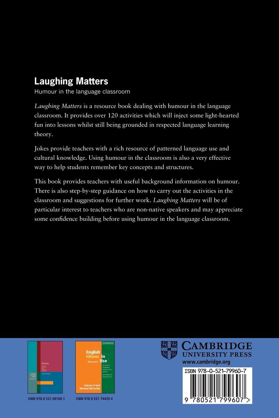 Rückseitencover Laughing Matters